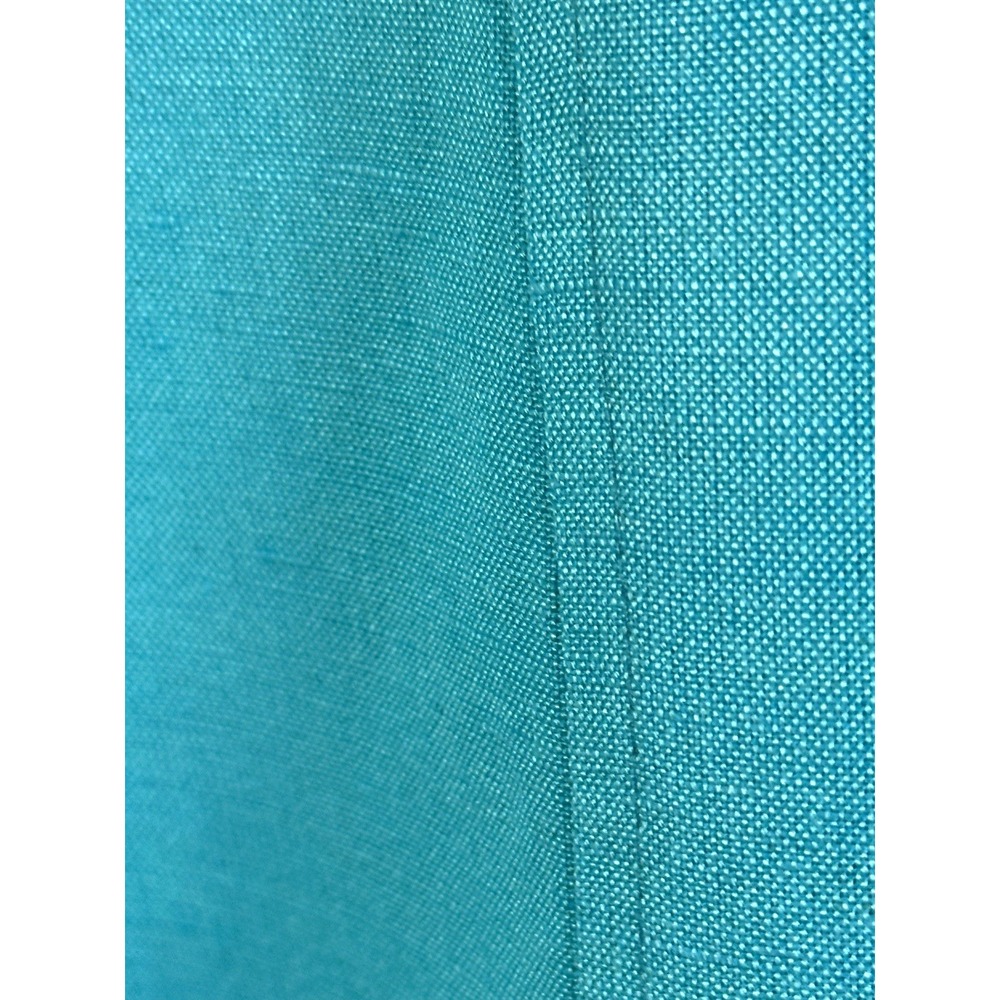 David N Petites Aqua Blue Linen Jacket Zip Up Lightweight Size (14) (See below) - Picture 8 of 16
